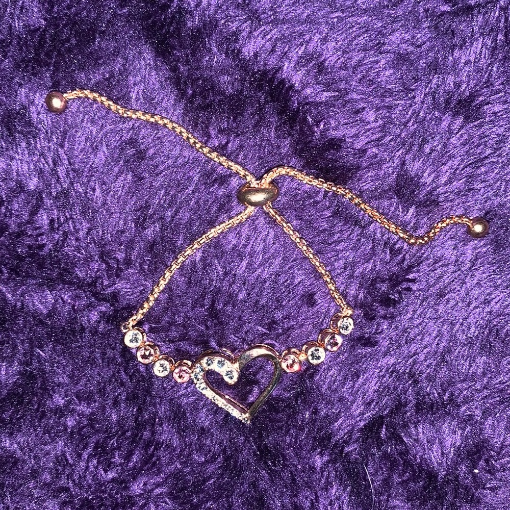 ✨Heart bracelet. CZ.